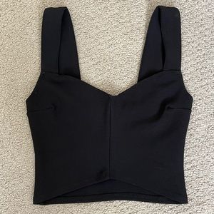 Abercrombie & Fitch Black Wide Strap Top size XS